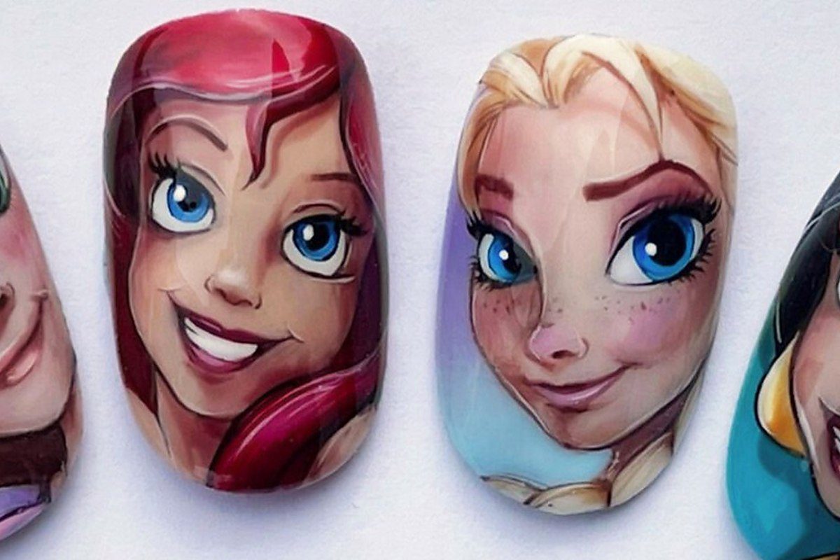Portrait work at nail scale